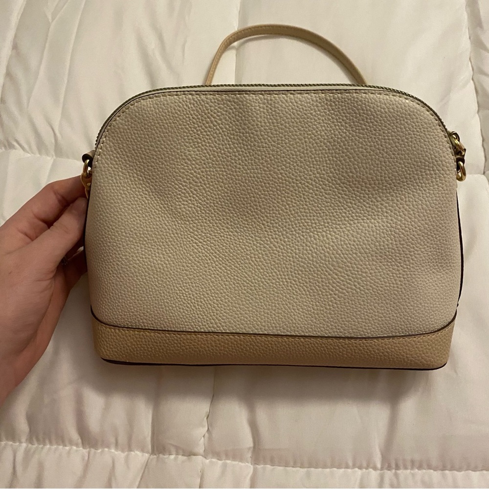 Nanette Lepore Beige and Tan Crossbody Purse - Picture 3 of 9